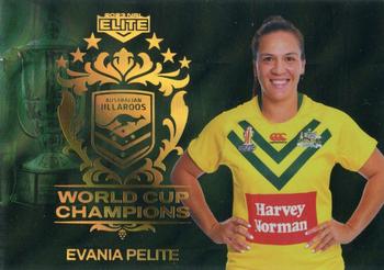 2023 NRL Traders Elite - World Cup Champions Priority #WCC32 Evania Pelite Front